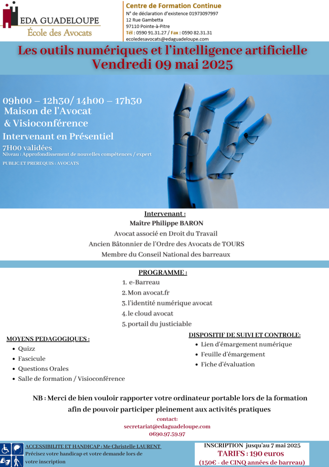 Les outils numériques et l'Intelligence artificielle