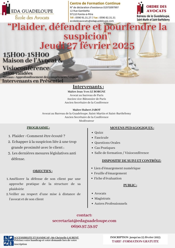 Plaider, défendre et pourfendre la suspicion
