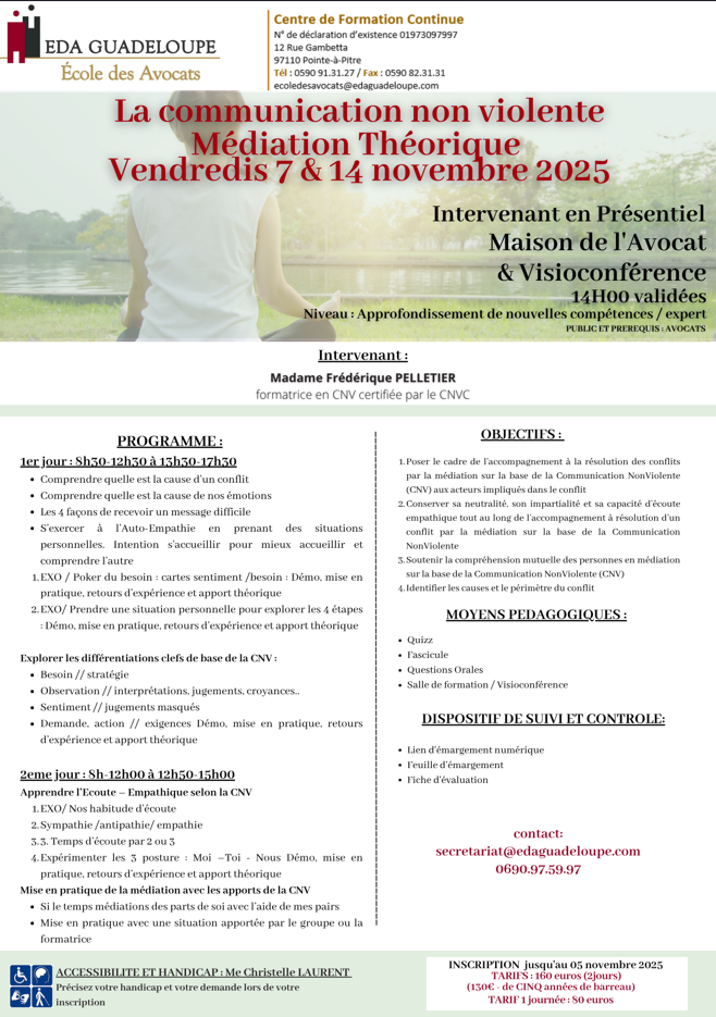 La communication non violente- Médiation Théorique
