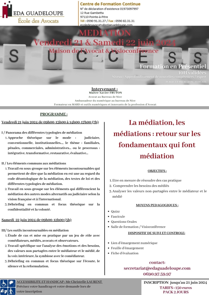 La médiation, les médiations : retour sur les fondamentaux qui font médiation